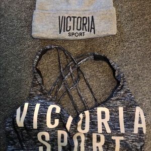 Victoria Secrets Sports Bra And Hat